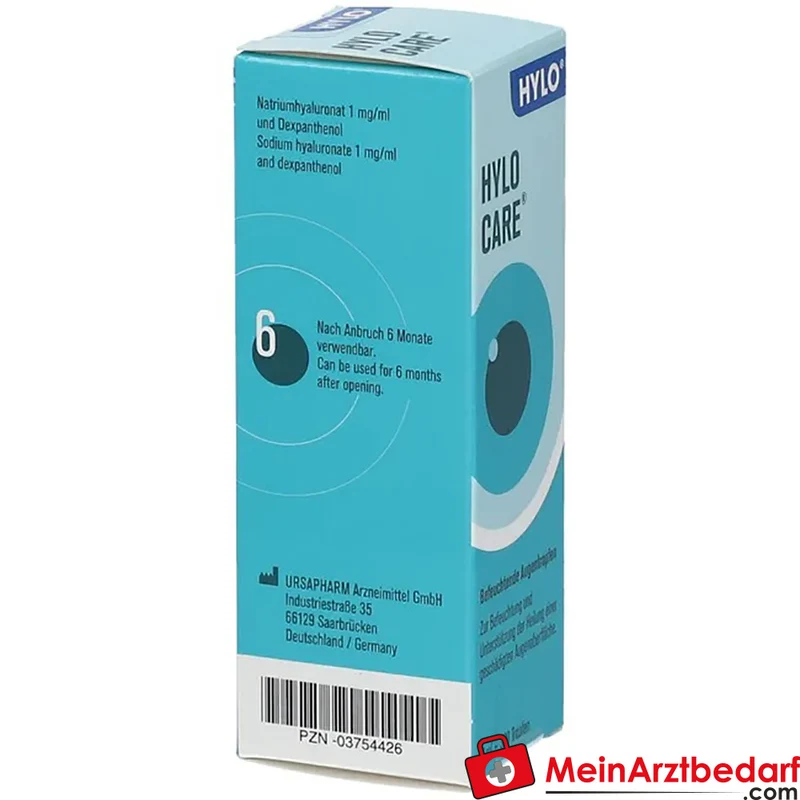 HYLO®-CARE Augentropfen Dexpanthenol und Hyaluronsäure konservierungsmittelfrei 10 ml