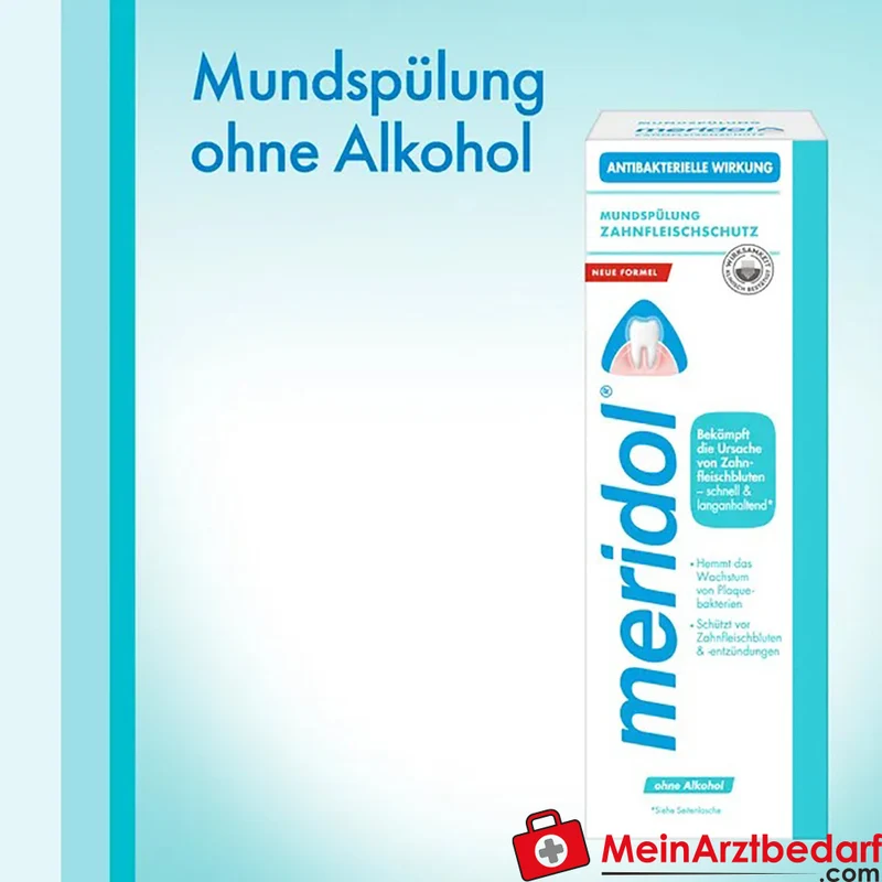 meridol Zahnfleischschutz Mundspülung mit Zink und Aminfluorid 400 ml
