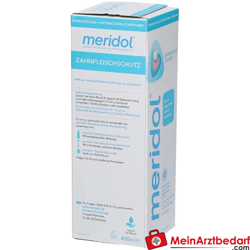 meridol Zahnfleischschutz Mundspülung mit Zink und Aminfluorid 400 ml