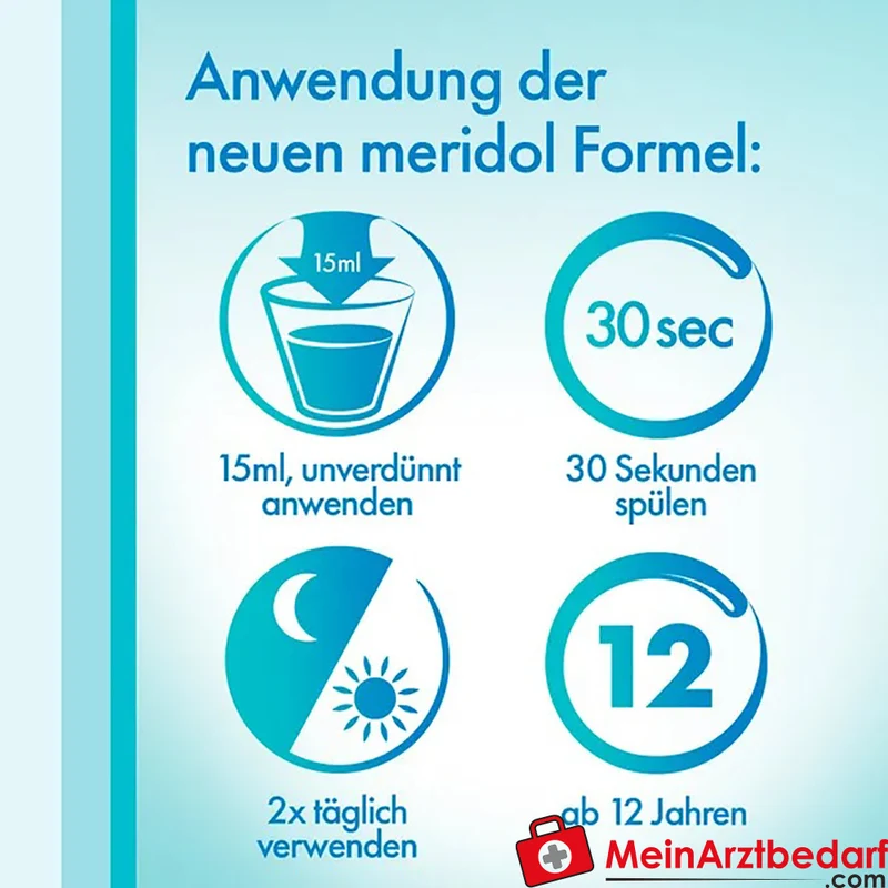 meridol Zahnfleischschutz Mundspülung mit Zink und Aminfluorid 400 ml