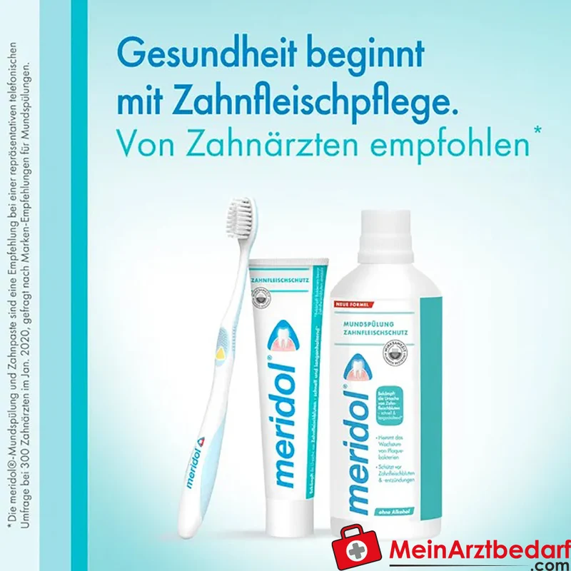meridol Zahnfleischschutz Mundspülung mit Zink und Aminfluorid 400 ml