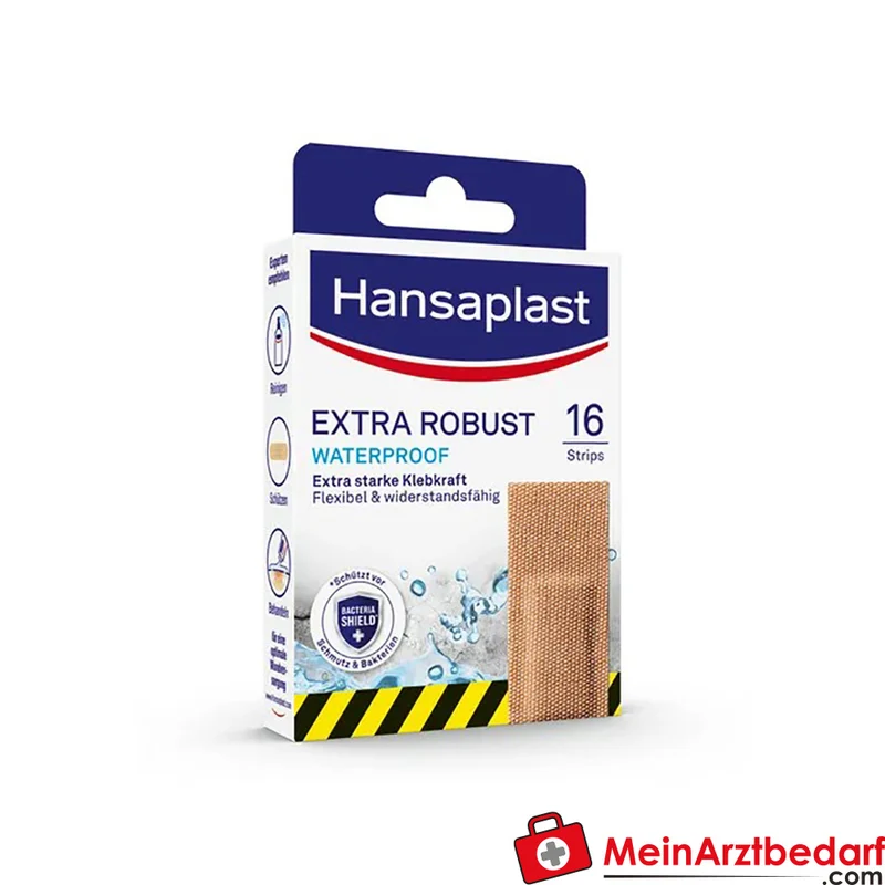 Hansaplast Extra Robust Waterproof Textilpflaster 16 Stück