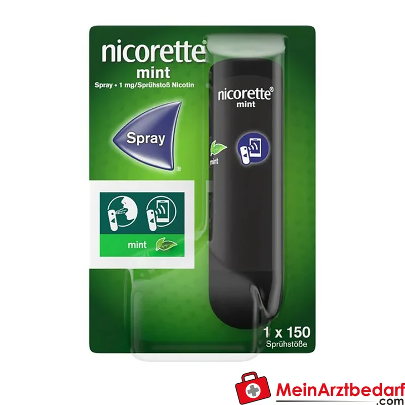 Nicorette Mint Spray Nikotin 1 mg/Sprühstoß Mundspray 1 Stück
