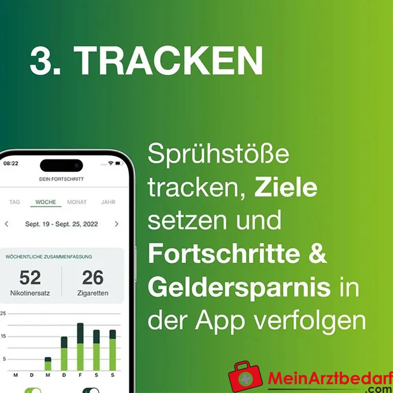 Nicorette Mint Spray Nikotin 1 mg/Sprühstoß Mundspray 1 Stück