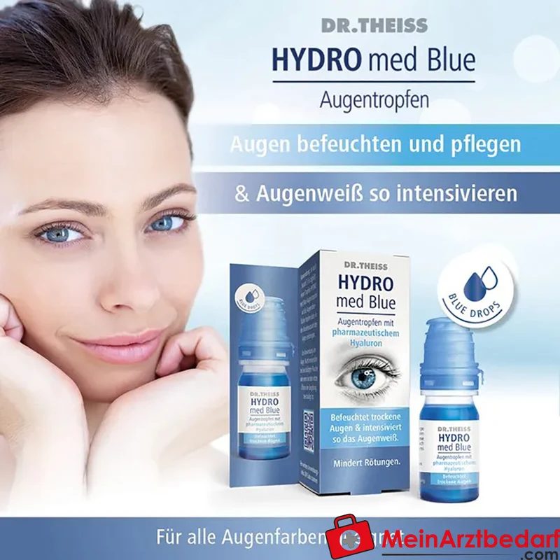 Dr. Theiss Hydro med Blue Augentropfen 1,5 mg Hyaluronsäure 10 ml