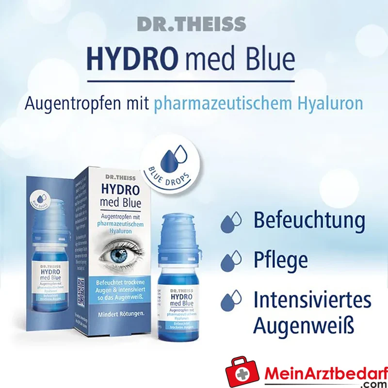 Dr. Theiss Hydro med Blue Augentropfen 1,5 mg Hyaluronsäure 10 ml