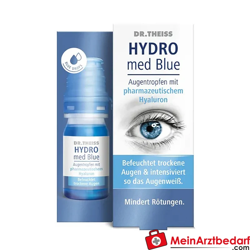 Dr. Theiss Hydro med Blue Augentropfen 1,5 mg Hyaluronsäure 10 ml
