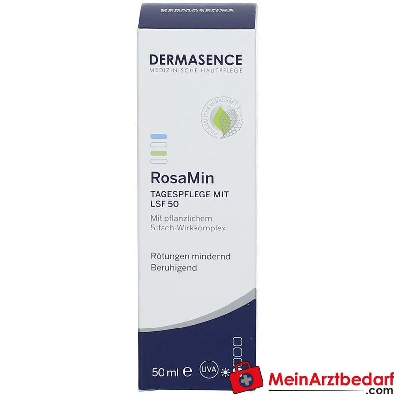 DERMASENCE RosaMin LSF 50 Tagespflege für empfindliche, zu Rötungen neigende Haut 50 ml