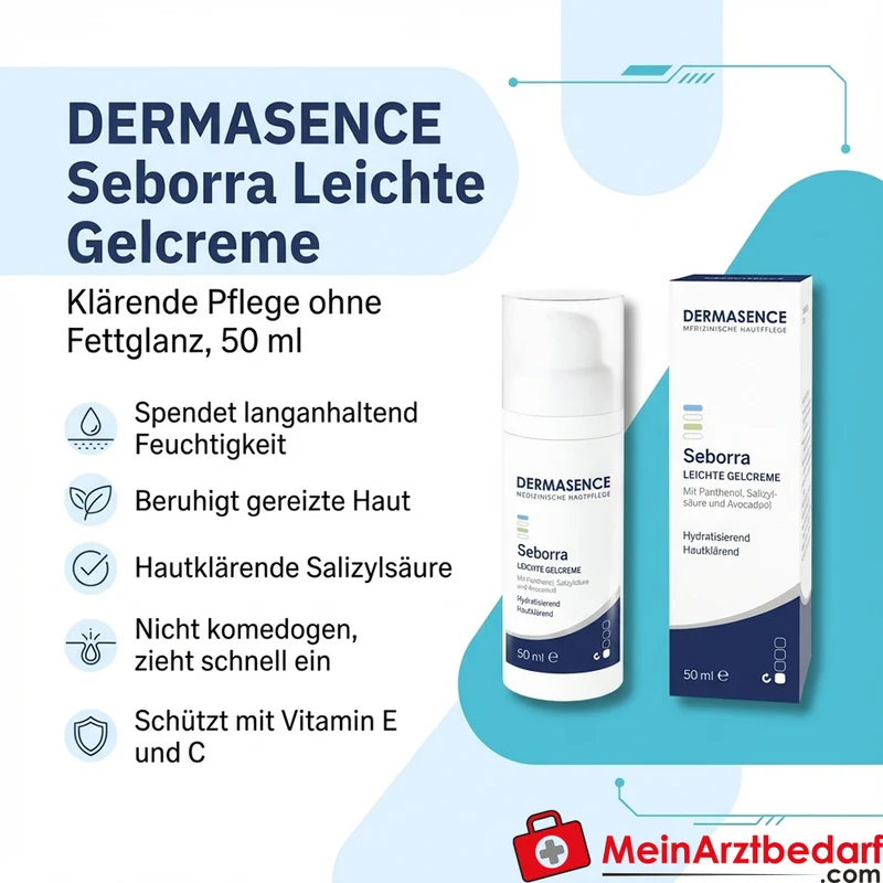 DERMASENCE Seborra Leichte Gelcreme mit Salicylsäure 50 ml