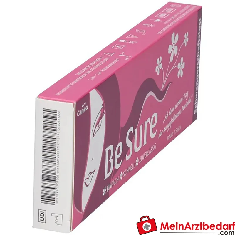 Be Sure Schwangerschaftstest 25 mIU/ml HCG Teststäbchen 1 Stück