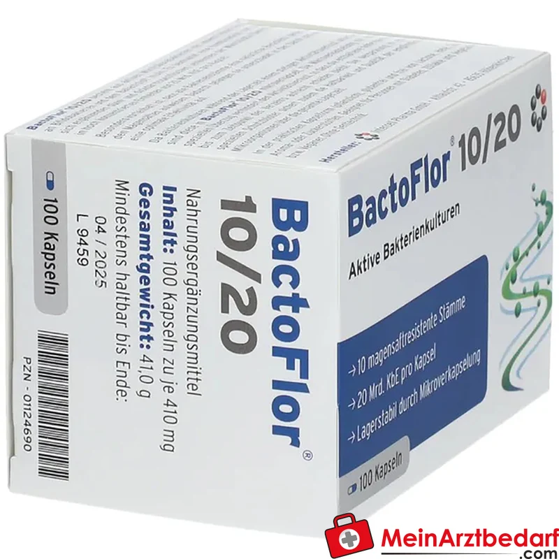 BactoFlor 10/20 Probiotikum 10 Stämme 20 Mrd. KBE Kapseln 100 St.