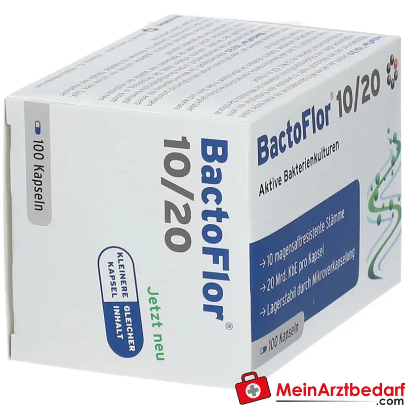 BactoFlor 10/20 Probiotikum 10 Stämme 20 Mrd. KBE Kapseln 100 St.
