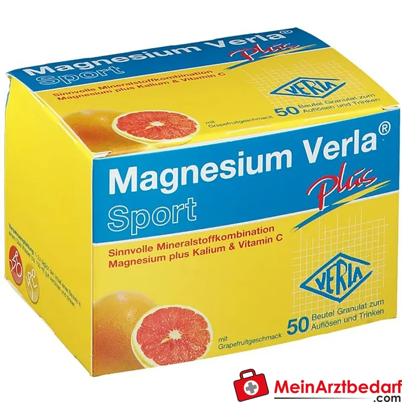 Verla Magnesium Verla Plus Granulat 150 mg Magnesium, 300 mg Kalium, 80 mg Vitamin C Beutel 50 Stück