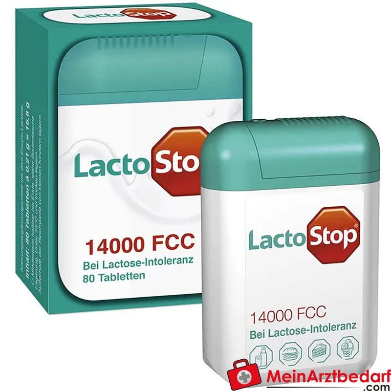 LactoStop Lactase 14.000 FCC Tabletten 80 Stück