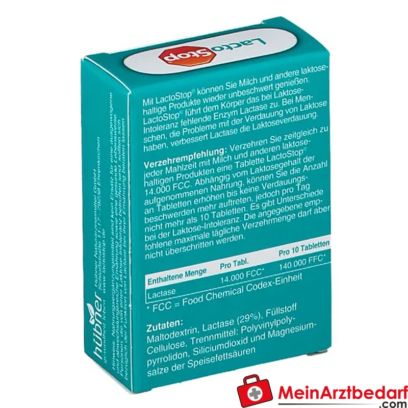 LactoStop Lactase 14.000 FCC Tabletten 80 Stück