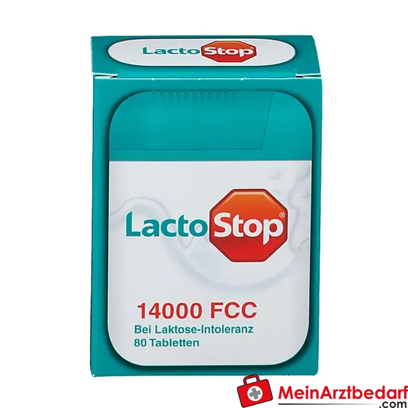 LactoStop Lactase 14.000 FCC Tabletten 80 Stück