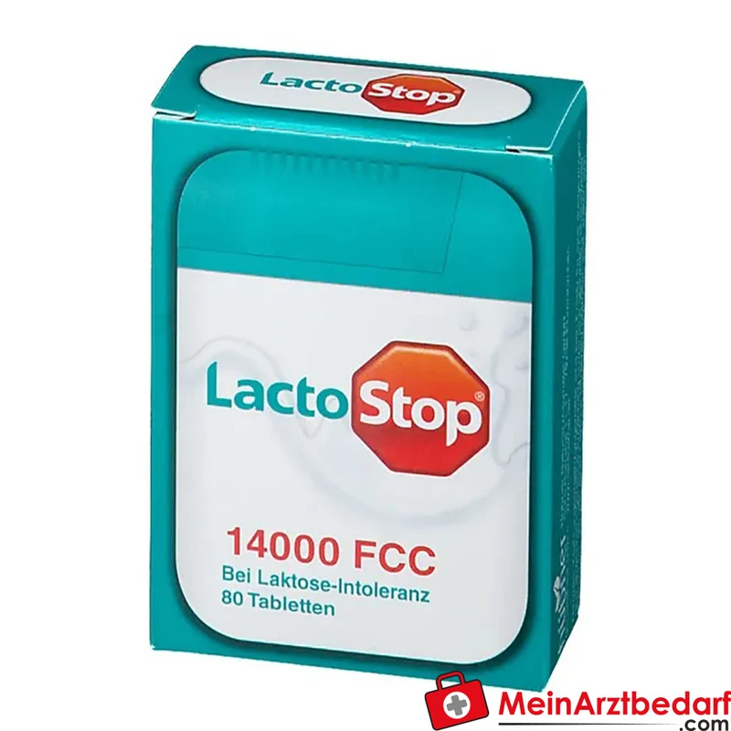 LactoStop Lactase 14.000 FCC Tabletten 80 Stück