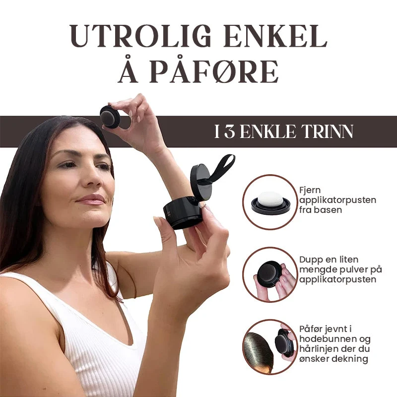 Haarfärbepulver mit Volumeneffekt - Graue Abdeckung