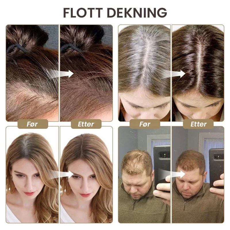 Haarfärbepulver mit Volumeneffekt - Graue Abdeckung