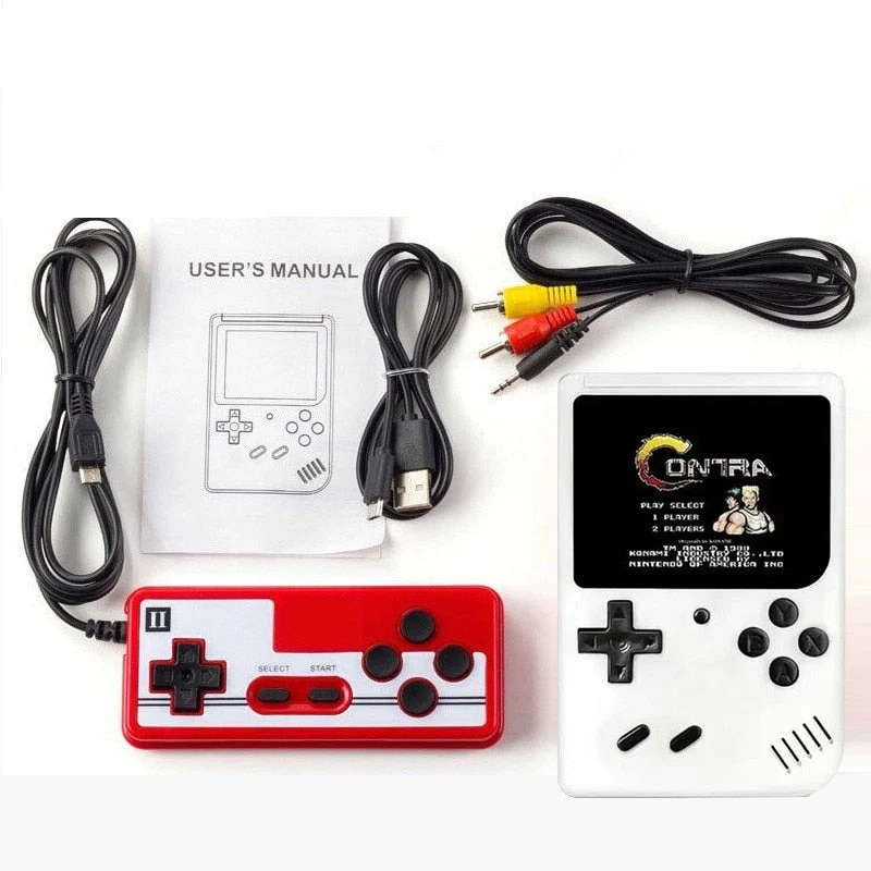 Retro Handheld Spielkonsole mit 400 Klassischen Spielen