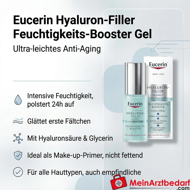 Eucerin Hyaluron-Filler Feuchtigkeits-Booster Hyaluronsäure Gel 30 ml