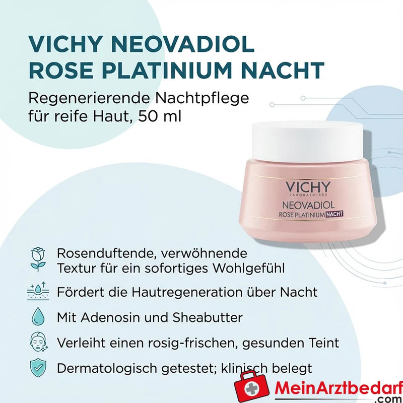 Vichy Neovadiol Rose Platinium Nachtcreme Adenosin 50 ml