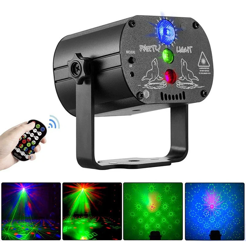 LED Bühnenlaserlicht - Fernbedienung | Fantastische Muster