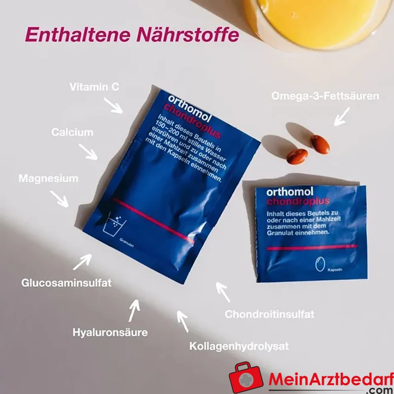 Orthomol chondroplus mit Vitamin C Granulat und Kapseln 30 St.