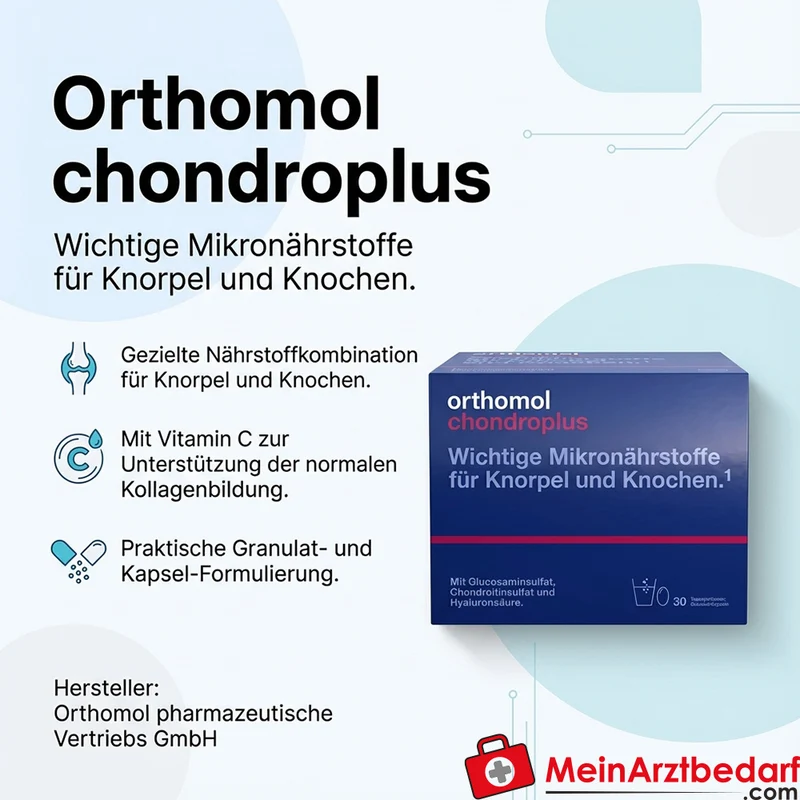 Orthomol chondroplus mit Vitamin C Granulat und Kapseln 30 St.