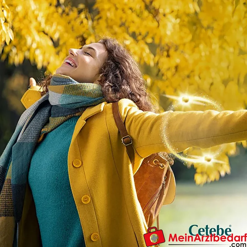 Cetebe ABWEHR plus Kapseln Vitamin C 300 mg, Vitamin D3 10 µg, Zink 10 mg, 30 Stück