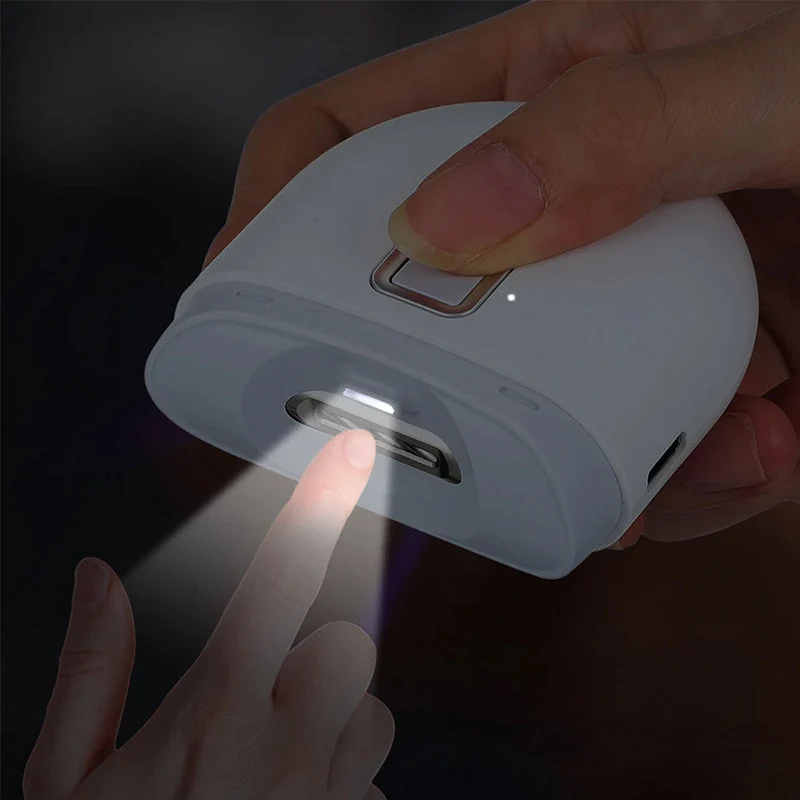 Elektrischer Nageltrimmer | Automatisch und Tragbar Weiße Modell