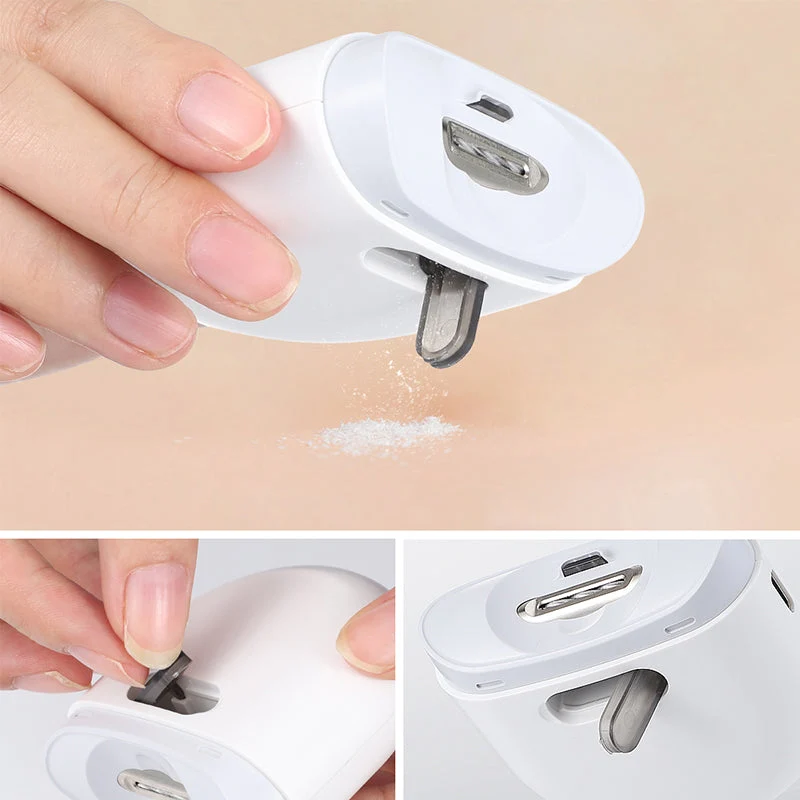 Elektrischer Nageltrimmer | Automatisch und Tragbar Weiße Modell