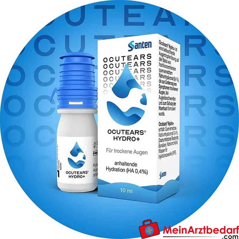 OCUTEARS HYDRO+ 4 mg quervernetzte Natriumhyaluronsäure Augentropfen 10 ml