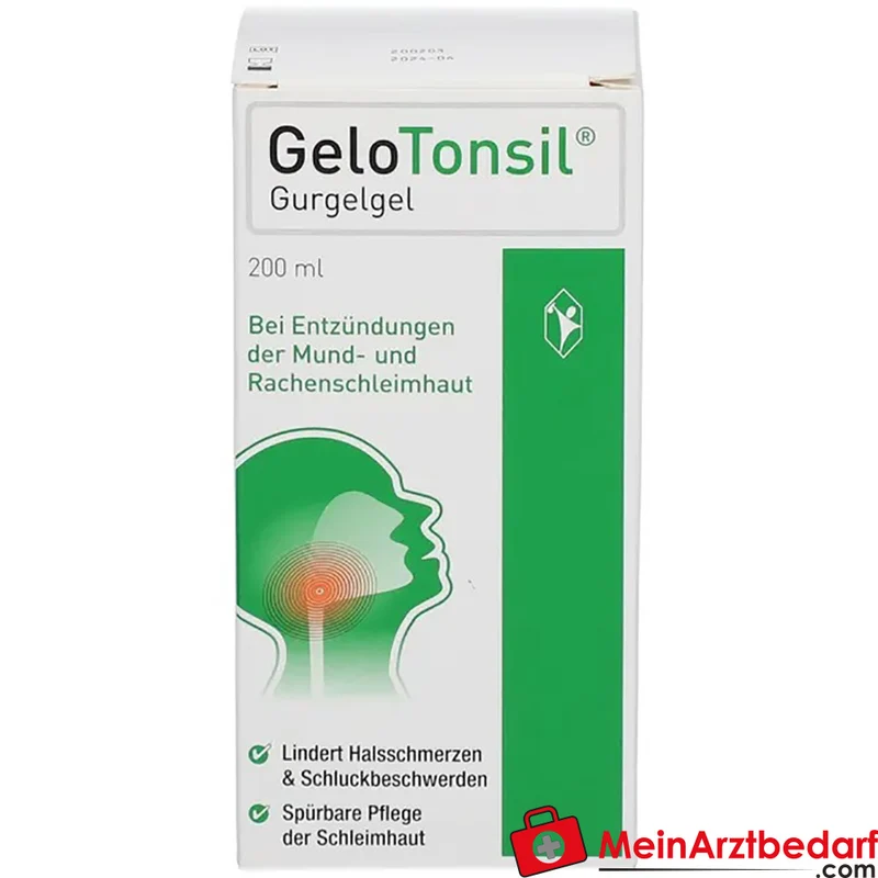 GeloTonsil Gurgelgel mit Hyaluronsäure und Dexpanthenol, 200 ml