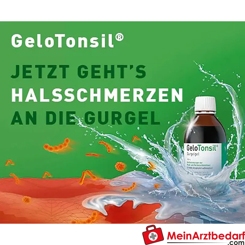 GeloTonsil Gurgelgel mit Hyaluronsäure und Dexpanthenol, 200 ml