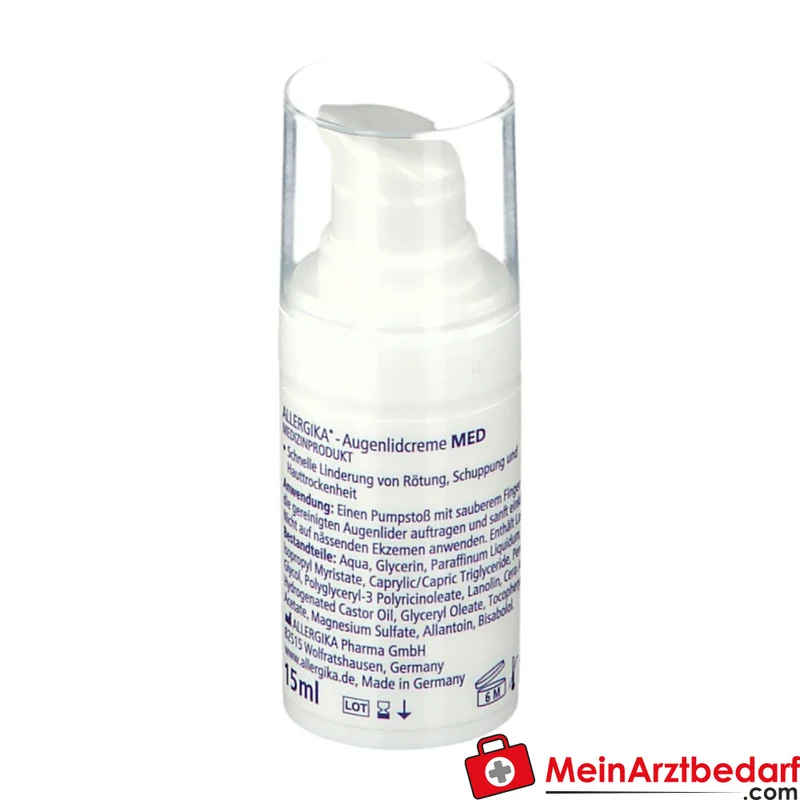ALLERGIKA Augenlidcreme MED 10% Glycerin lipophil 15 ml