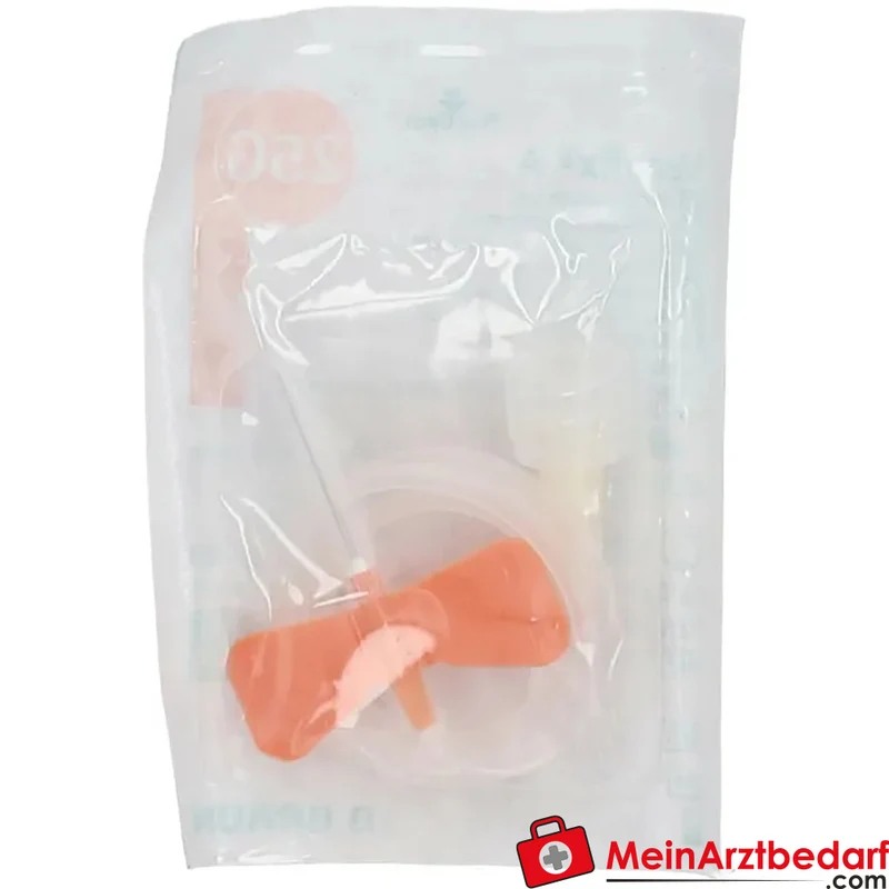 Venofix Safety Venenpunktionsbesteck 25 G (0,5 x 19 mm) mit 30 cm Schlauch orange 1 St.