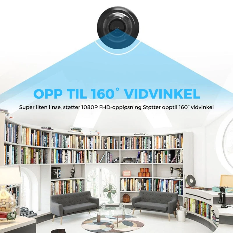 Mini WIFI-Kamera - 1080P HD - Nachtsicht - Bewegungserkennung