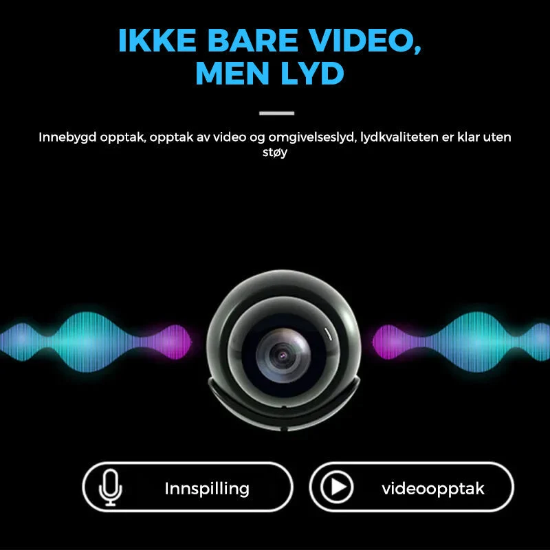 Mini WIFI-Kamera - 1080P HD - Nachtsicht - Bewegungserkennung