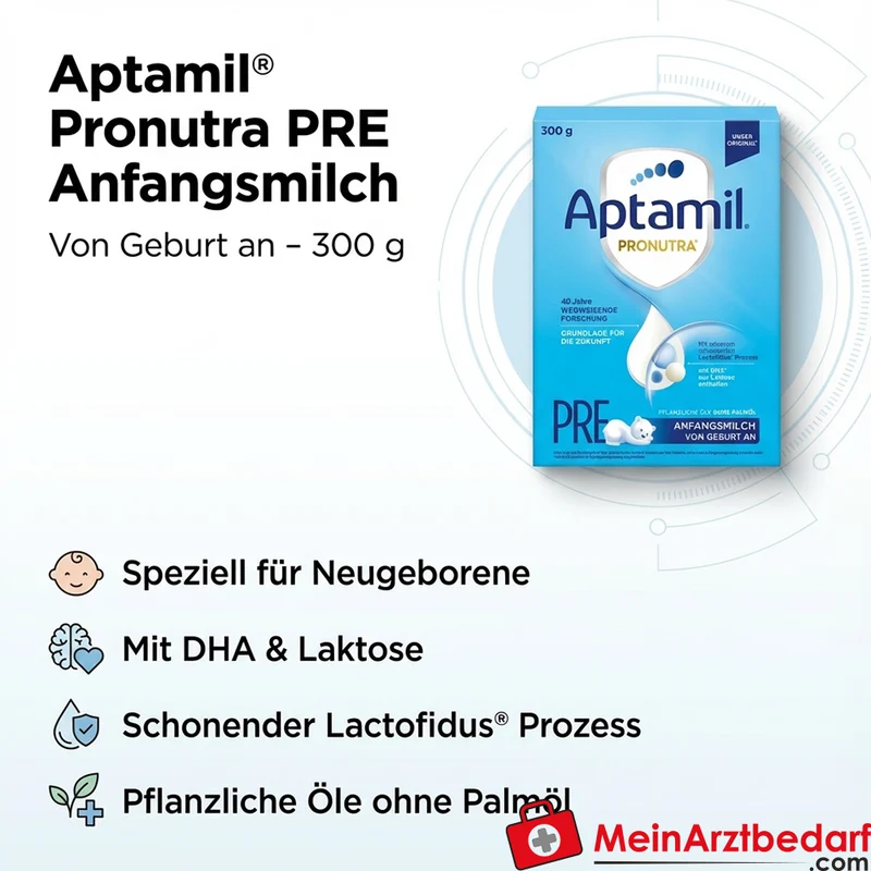 Aptamil Pronutra PRE Anfangsmilch Pulver von Geburt an 300 g