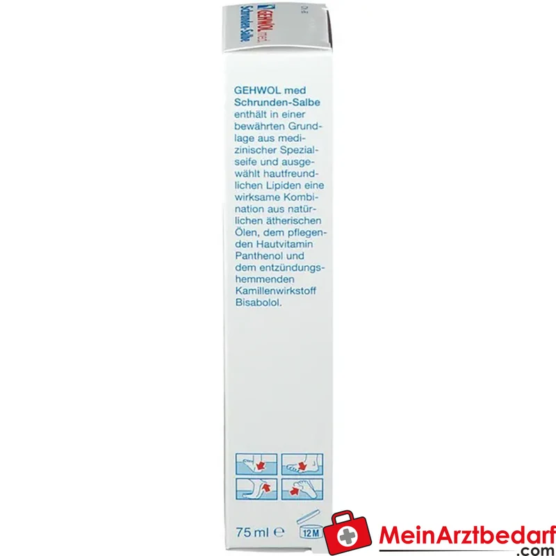 GEHWOL med Schrunden-Salbe mit Bisabolol und Dexpanthenol 75 ml