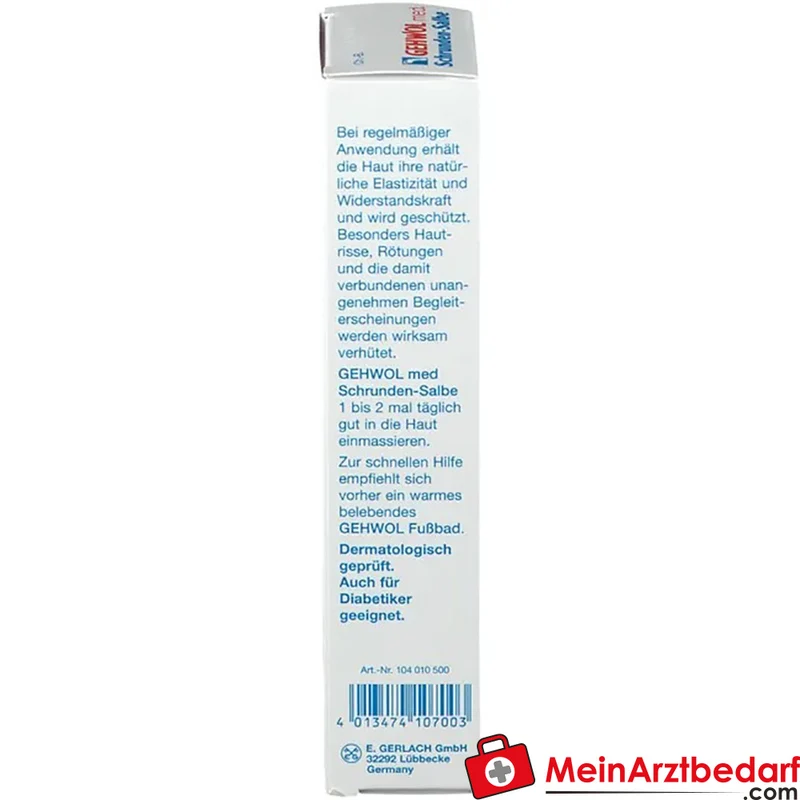 GEHWOL med Schrunden-Salbe mit Bisabolol und Dexpanthenol 75 ml