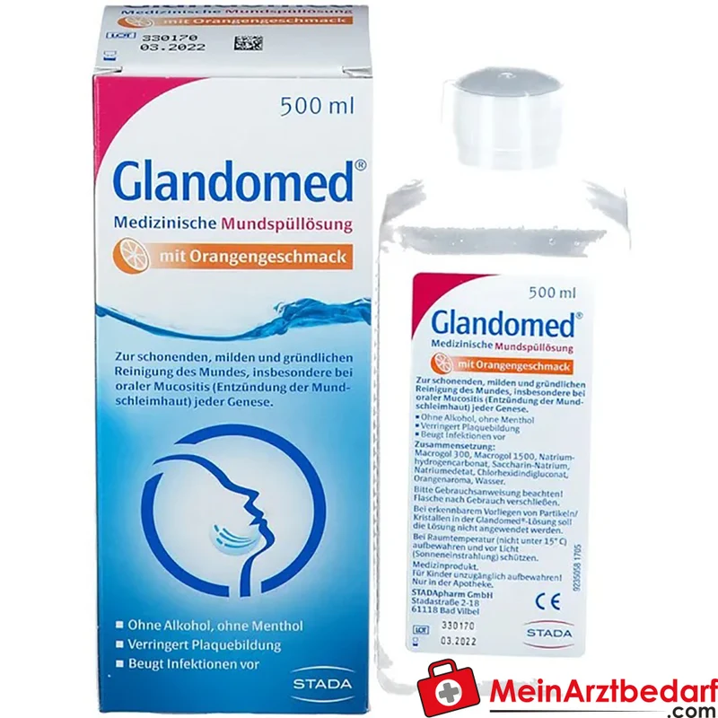 Glandomed Mundspüllösung Macrogol 300/1500 500 ml