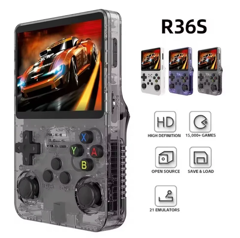 R36S Retro Spielkonsole - 128GB - Über 20 000 Spiele