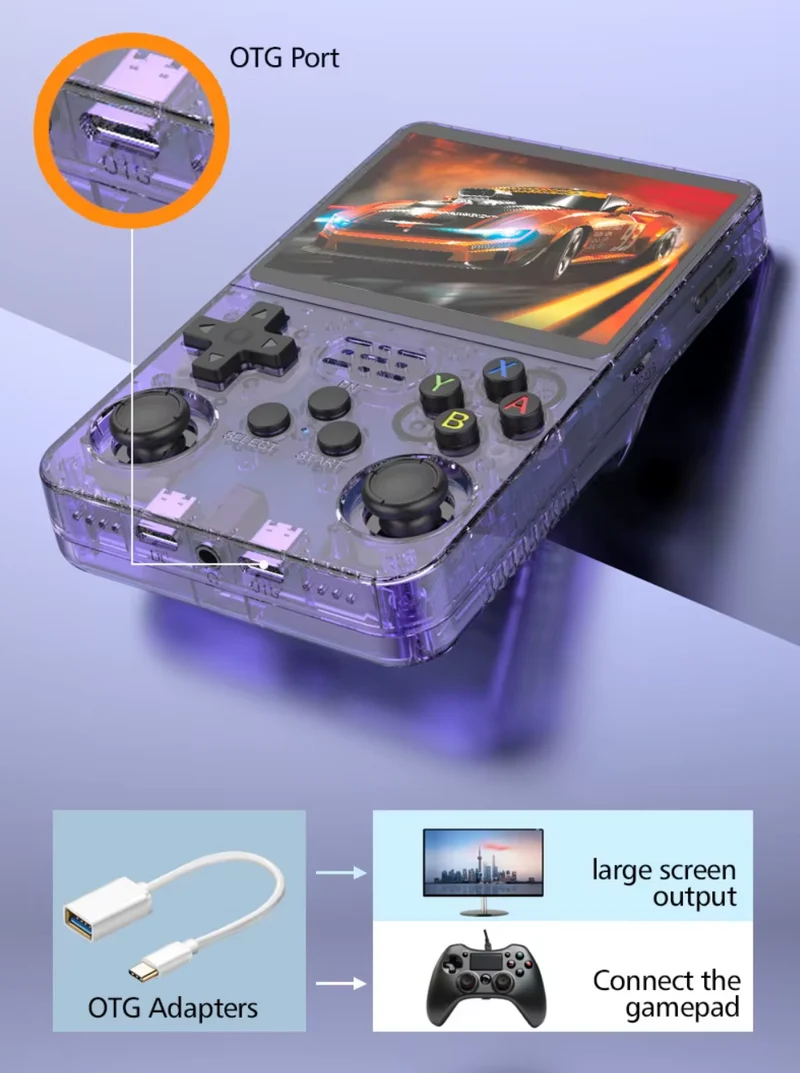 R36S Retro Spielkonsole - 128GB - Über 20 000 Spiele