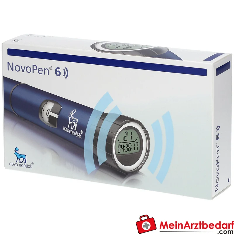 NovoPen 6 blau wiederverwendbarer Insulinpen für 3 ml Penfill 1 St.
