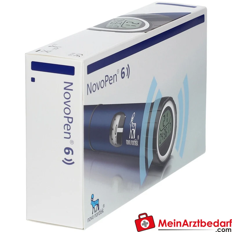 NovoPen 6 blau wiederverwendbarer Insulinpen für 3 ml Penfill 1 St.