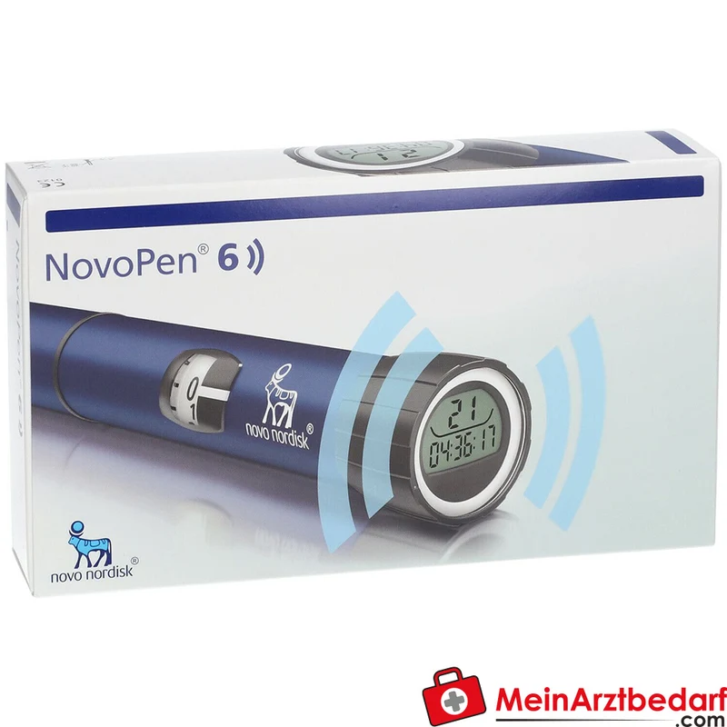 NovoPen 6 blau wiederverwendbarer Insulinpen für 3 ml Penfill 1 St.