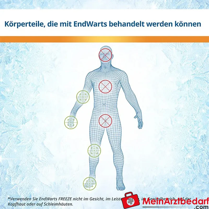 EndWarts FREEZE Vereisungsmittel Distickstoffmonoxid (N2O) 7,5 g