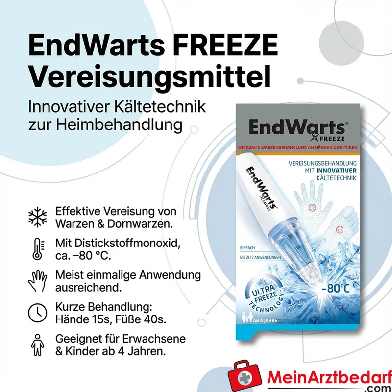 EndWarts FREEZE Vereisungsmittel Distickstoffmonoxid (N2O) 7,5 g
